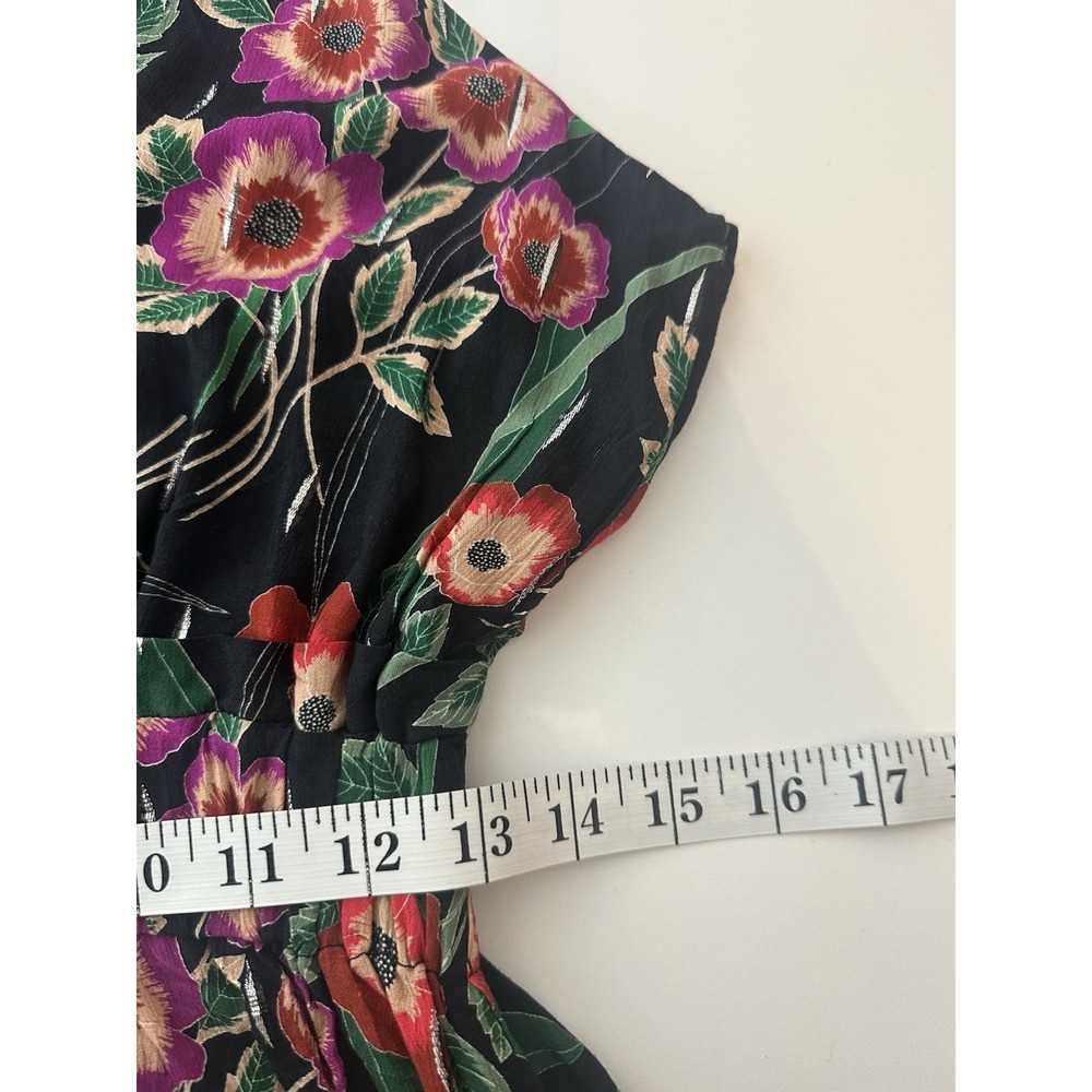 MISA Los Angeles Shania Jumpsuit Women's Medium Pockets Boho Floral Sleeveless - Picture 8 of 15